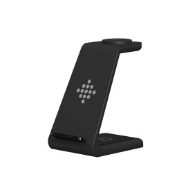Tech-Protect A8 10W indukcinis įkroviklis išmaniojo telefono / ausinių / išmaniojo laikrodžio stovo „trys viename“ pavid...