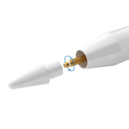 Tech-Protect Digital Magnetic Stylus Pen 2 magnetinis rašiklis iPad planšetiniam kompiuteriui - baltas