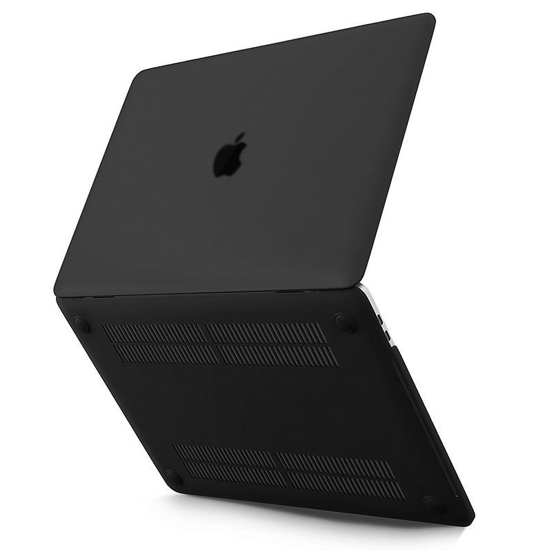 Tech-Protect SmartShell dėklas, skirtas MacBook Pro 13" 2016-2022 - matinė juoda