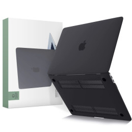 Tech-Protect SmartShell dėklas, skirtas MacBook Pro 13" 2016-2022 - matinė juoda