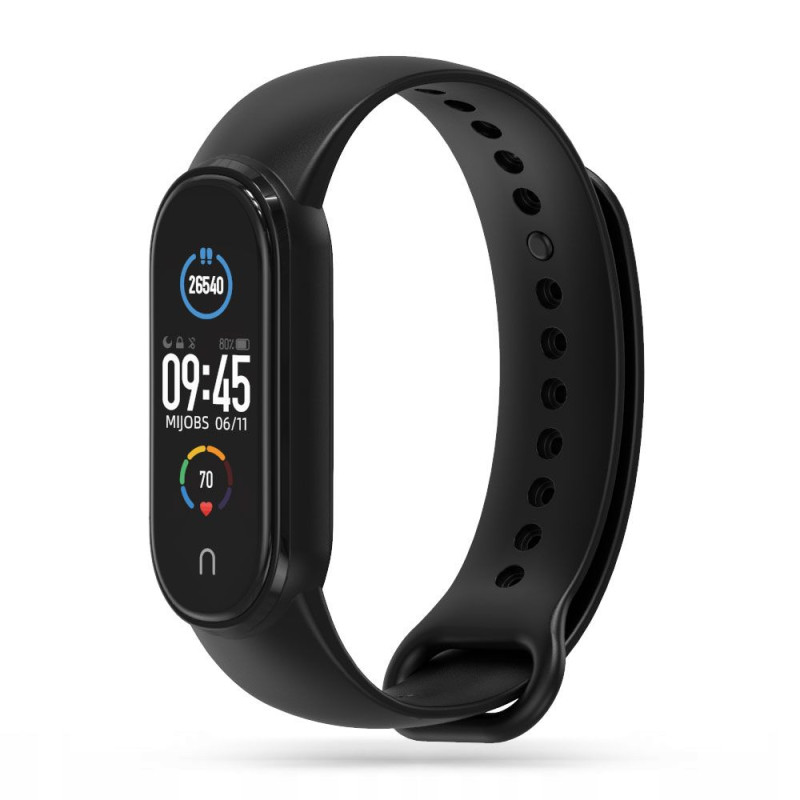 Tech-Protect IconBand dirželis, skirtas Xiaomi Mi Smart Band 5/ 6/ 7/ NFC – juodas Tech-Protect IconBand dirželis, skirtas Xiaomi Mi Smart Band 5/ 6/ 7/ NFC – juodas