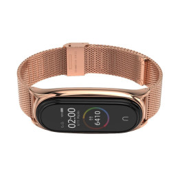 Tech-Protect MilaneseBand dirželis, skirtas Xiaomi Mi Smart Band 7 / 7 NFC - rožinė