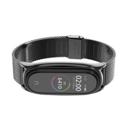 Tech-Protect MilaneseBand dirželis skirtas Xiaomi Mi Smart Band 7 / 7 NFC - juodas
