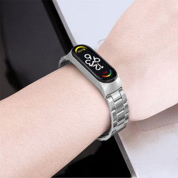 Tech-Protect nerūdijančio plieno apyrankė, skirta Xiaomi Mi Smart Band 7/ 7 NFC - juoda