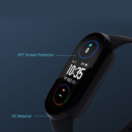 Tech-Protect Defense360 dėklas, skirtas Xiaomi Mi Smart Band 7 / 7 NFC - juodas