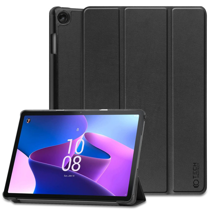 Tech-Protect SmartCase dėklas, skirtas Lenovo Tab M10 Plus (3 gen.) 10,6" TB-125 / TB-128 - juodas