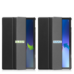 Tech-Protect SmartCase dėklas, skirtas Lenovo Tab M10 Plus (3 gen.) 10,6" TB-125 / TB-128 - juodas