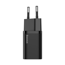 Baseus Super Si 1C greitas įkroviklis USB Type C 30W Power Delivery Quick Charge juodas (CCSUP-J01)