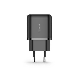 Tech-Protect C20W USB-C PD 20W / USB-A QC 3.0 tinklo įkroviklis – juodas