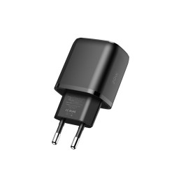Tech-Protect C20W USB-C PD 20W / USB-A QC 3.0 tinklo įkroviklis – juodas