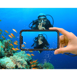 Tech-Protect ShellBox dėklas, atsparus vandeniui IP68, skirtas iPhone 7 / 8 / SE 2020 / 2022 - juodas
