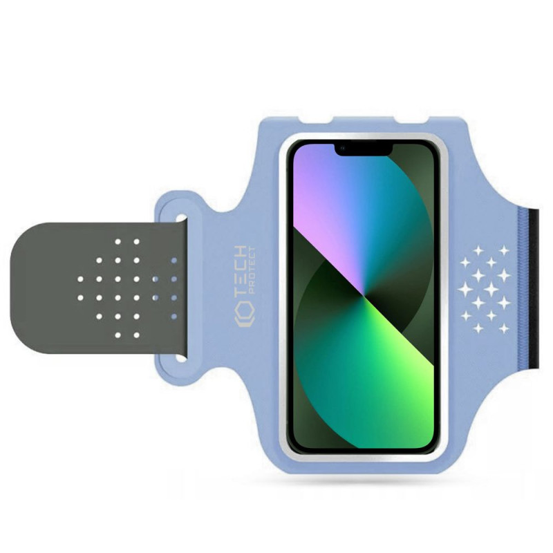 Armband Tech-Protect M1 sportinis universalus išmaniesiems telefonams iki 6,8" - mėlynas