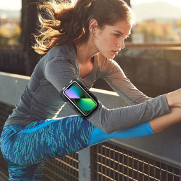 Armband Tech-Protect M1 sportinis universalus išmaniesiems telefonams iki 6,8" - mėlynas