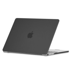 Tech-Protect SmartShell dėklas, skirtas MacBook Air 13" M2 / M3 / 2022-2024 - matinė juoda