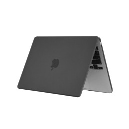 Tech-Protect SmartShell dėklas, skirtas MacBook Air 13" M2 / M3 / 2022-2024 - matinė juoda