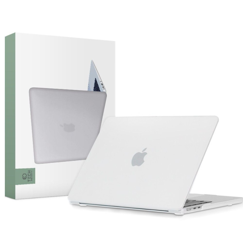Tech-Protect SmartShell dėklas, skirtas MacBook Air 13" M2 / M3 / 2022-2024 - matinis