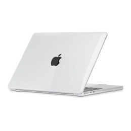 Tech-Protect SmartShell dėklas, skirtas MacBook Air 13" M2 / M3 / 2022-2024 - skaidrus