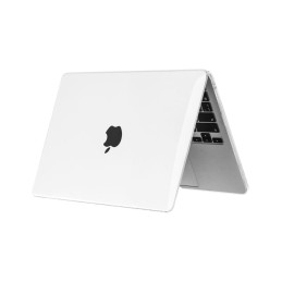 Tech-Protect SmartShell dėklas, skirtas MacBook Air 13" M2 / M3 / 2022-2024 - skaidrus