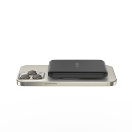 Tech-Protect LifeMag PB10 Powerbank su MagSafe 5000mAh 15W USB-C prievadu - juodas + USB-C laidas