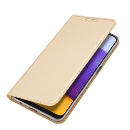 Dux Ducis Skin Pro dėklo dėklo dangtelis su atvartu, skirtas Samsung Galaxy A22 4G auksui