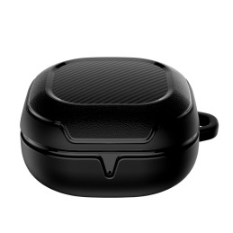 Tech-Protect Rough Carbon dėklas, skirtas Samsung Galaxy Buds FE / 2 Pro / 2 / Live / Pro - juodas