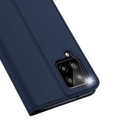 Dux Ducis Skin Pro dėklo dėklo dangtelis su atvartu, skirtas Samsung Galaxy A22 4G mėlynai