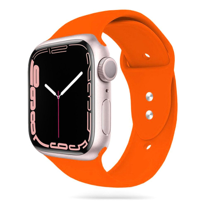 Tech-Protect IconBand, skirtas Apple Watch 4 / 5 / 6 / 7 / 8 / 9 / SE / Ultra 1 / 2 (42/ 44/ 45/ 49 mm) – oranžinė