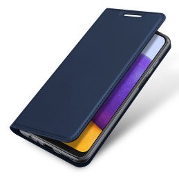 Dux Ducis Skin Pro dėklo dėklo dangtelis su atvartu, skirtas Samsung Galaxy A22 4G mėlynai