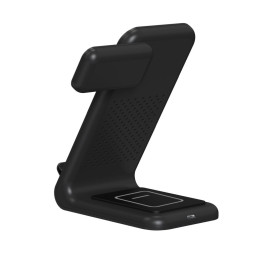 Tech-Protect QI15W-A20 indukcinis įkroviklis su 3in1 stovu išmaniesiems telefonams / ausinėms / Apple Watch - juodas