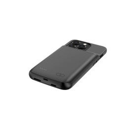Tech-Protect PowerCase dėklas, skirtas iPhone 14 / 14 Pro su 4800 mAh maitinimo bloku - juodas
