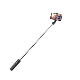 Tech-Protect L02S Bluetooth asmenukių lazdelė su trikoju iki 72cm – juoda