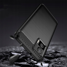 Tech-Protect TPUCarbon dėklas, skirtas Motorola Edge 30 Neo - juodas