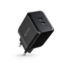 Tech-Protect C35W-2 tinklo įkroviklis 2x USB-C PD 35W - juodas