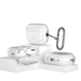 Tech-Protect FlexAir dėklas Apple AirPods Pro 1/ 2 - skaidrus