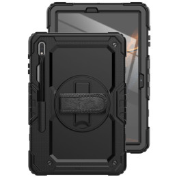Tech-Protect Solid360 dėklas, skirtas Samsung Galaxy Tab S7+ / S8+ / S7 FE 12,4" - juodas