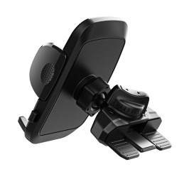 Tech-Protect V3 automobilinio telefono laikiklis su CD disku - juodas