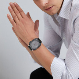 Tech-Protect nailoninis dirželis, skirtas Apple Watch 4/ 5/ 6/ 7/ 8/ 9/ SE/ Ultra 1/ 2 (42/ 44/ 45/ 49 mm) – juoda ir or...