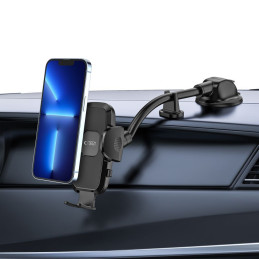Tech-Protect V3 Long Arm automobilinis telefono laikiklis priekiniam stiklui / kabinai - juodas