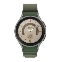 Tech-Protect Nylon Pro dirželis, skirtas Samsung Galaxy Watch 4/ 5/ 5 Pro/ 6/ 7/ FE – tamsiai žalia
