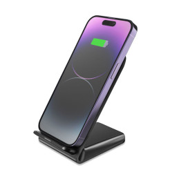 Tech-Protect QI15W-S2 15W indukcinis įkroviklis stovo pavidalu - juodas