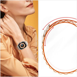 Tech-Protect Nylon Pro dirželis, skirtas Apple Watch 4/ 5/ 6/ 7/ 8/ 9/ SE (38/ 40/ 41 mm) – oranžinis