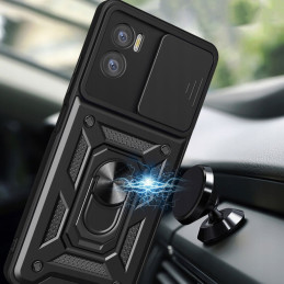 Tech-Protect CamShield Pro dėklas, skirtas Motorola Moto E22 / E22i – juodas