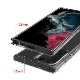Tech-Protect FlexAir Hybrid dėklas Samsung Galaxy S23 Ultra - skaidrus