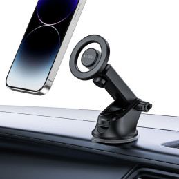 Tech-Protect N51 automobilinio telefono laikiklis su MagSafe kabinai / oro ventiliacijai - juodas