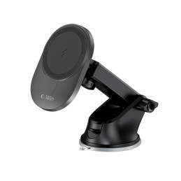 Tech-Protect MM15W-V1 automobilinis telefono laikiklis su MagSafe 15W indukciniu įkrovikliu kabinai / orlaidei - juodas