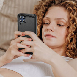 Tech-Protect TPUCarbon dėklas Samsung Galaxy M33 5G - juodas