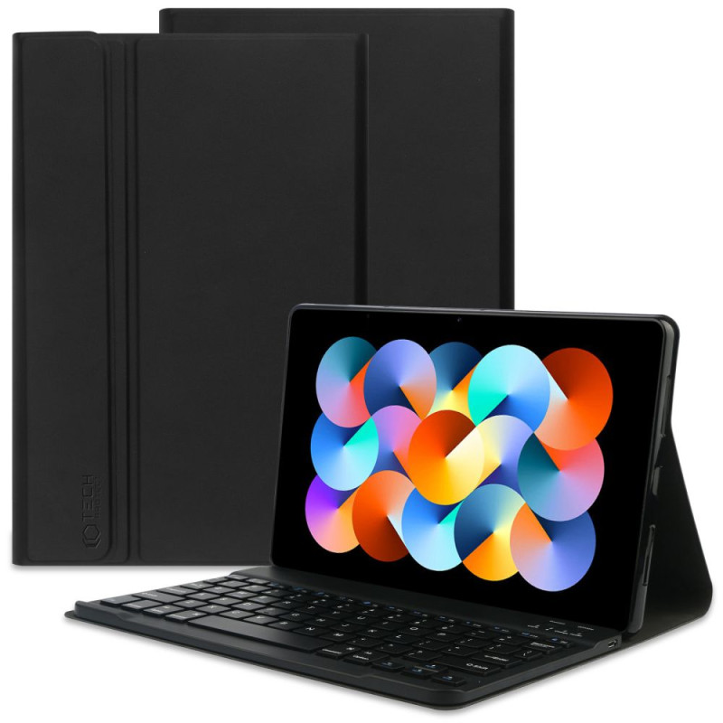 Tech-Protect SmartCase + klaviatūros dėklas su klaviatūra, skirtas Xiaomi Redmi Pad 10,6" - juodas