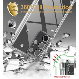 Tech-Protect Kevlar dėklas Samsung Galaxy S23 Ultra - skaidrus