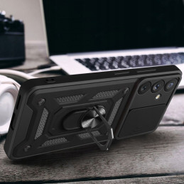 Tech-Protect CamShield Pro dėklas, skirtas Samsung Galaxy A34 5G - juodas