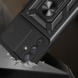 Tech-Protect CamShield Pro dėklas, skirtas Samsung Galaxy A34 5G - juodas